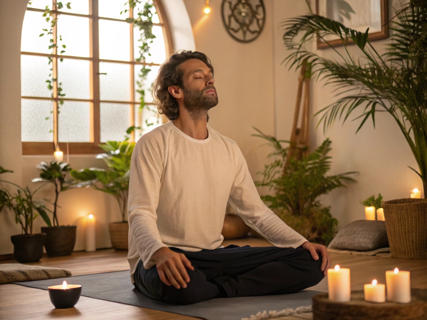 Fredfyldt meditation rum